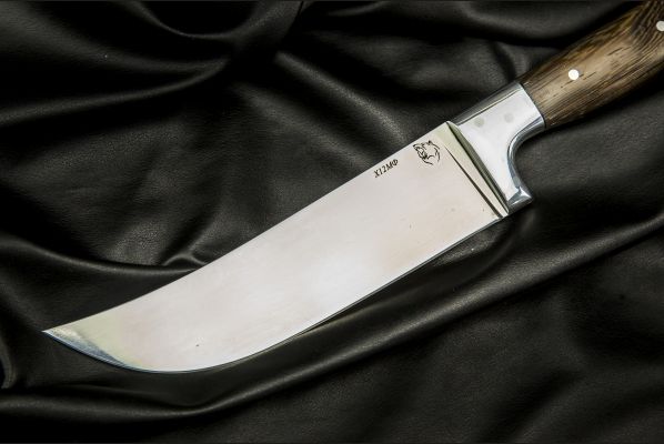 Узбекский нож Пчак цельнометаллический <span>(х12мф, венге, спуски от обуха)</span>