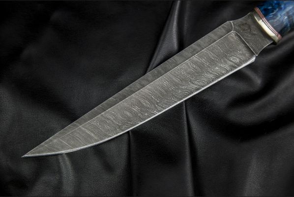 Нож Каратель <span>(дамаск 1200 слоёв, стабилизированная карельская береза)</span>