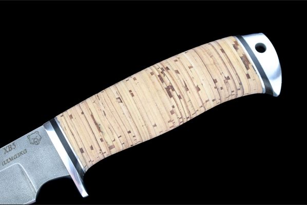 Нож Лис <span>(ХВ5 алмазка,  береста, дюраль)</span>