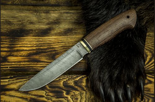 Нож Путник <span>(дамаск, венге)</span>