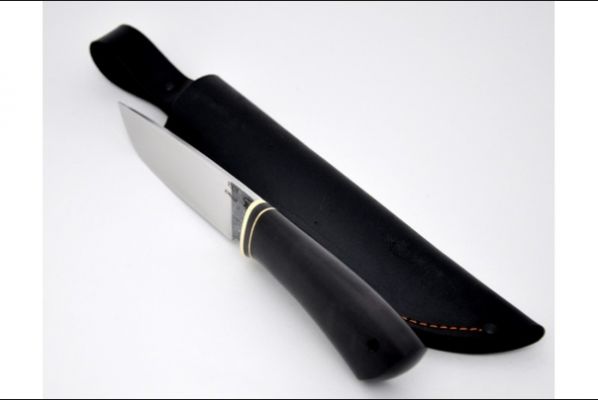 Нож Лиса <span>(95х18, чёрный граб)</span>