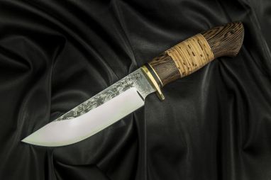 Охотничий нож Сахалин <span><span>(95х18, береста, венге)</span></span>