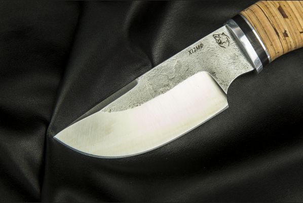 Нож Медведь <span>(х12мф, береста, дюраль)</span>