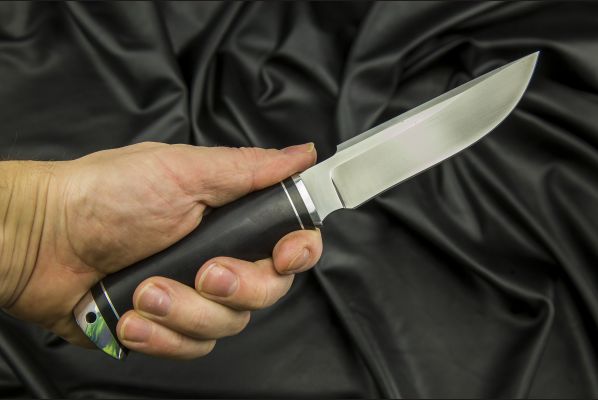Нож Клык <span>(elmax, чёрный граб, дюраль)</span>