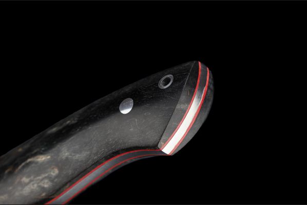 Нож Таран <span>(х12мф, стабилизированная карельская береза, цельнометаллический)</span>