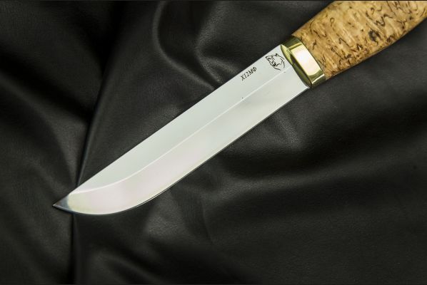 Реплика финского ножа Puukko <span>(Х12МФ, карельская береза)</span>
