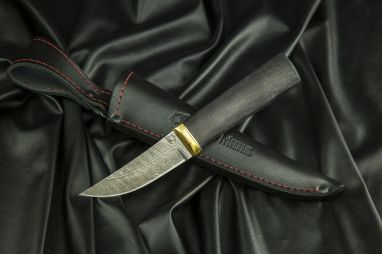 Реплика финского ножа Puukko 3 <span><span>(дамаск 1200 слоёв, черный граб)</span></span>