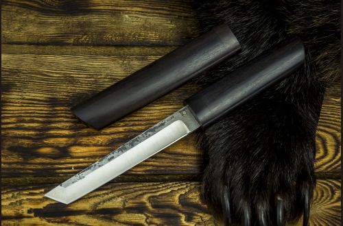 Нож Танто <span>(х12мф, граб, деревянные ножны)</span>