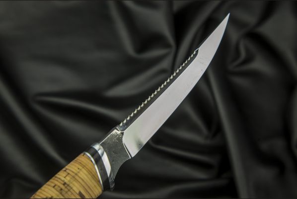 Нож Рыбак <span>(95х18, береста, дюраль)</span>