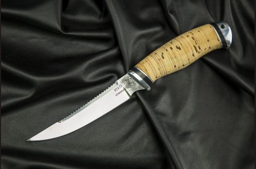 Нож Рыбак <span>(95х18, береста, дюраль)</span>