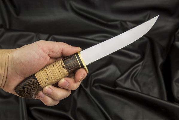 Нож Филейный малый <span>(х12мф, береста венге)</span>