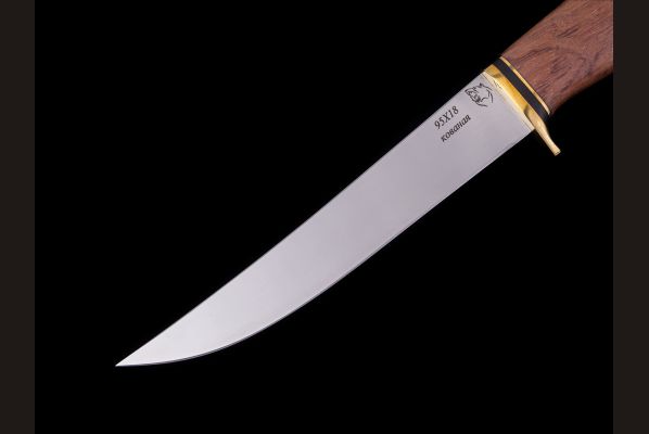 Нож Филейный малый <span>(95х18, чёрный граб)</span>