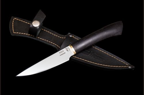 Кухонный нож овощной 5 <span>(95х18, чёрный граб)</span>