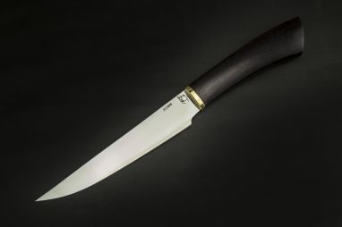 Кухонный нож Шеф 4 <span><span>(х12мф, чёрный граб)</span></span>