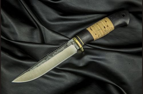 Нож Ерш <span>(х12мф, береста, граб)</span>