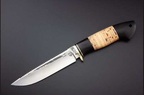 Нож Ерш <span>(х12мф, береста, граб)</span>