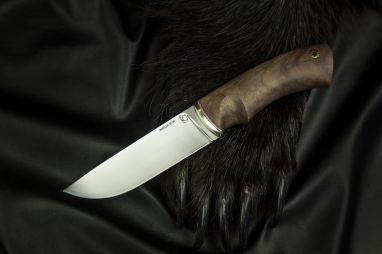 Нож Боровик-premium <span><span>(M390, корень ореха, мозаичный пин под темляк)</span></span>