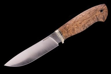 Нож Крит <span><span>(S390, стабилизированная карельская берёза, мозаичный пин под темляк)</span></span> 