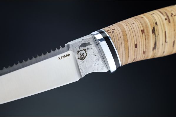 Нож Рыбак <span>(х12мф, береста, дюраль)</span>