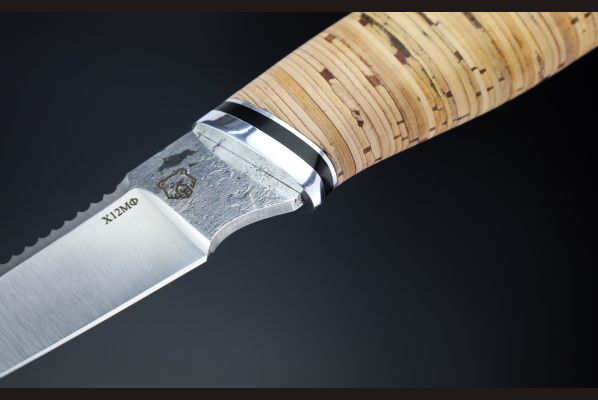 Нож Рыбак <span>(х12мф, береста, дюраль)</span>