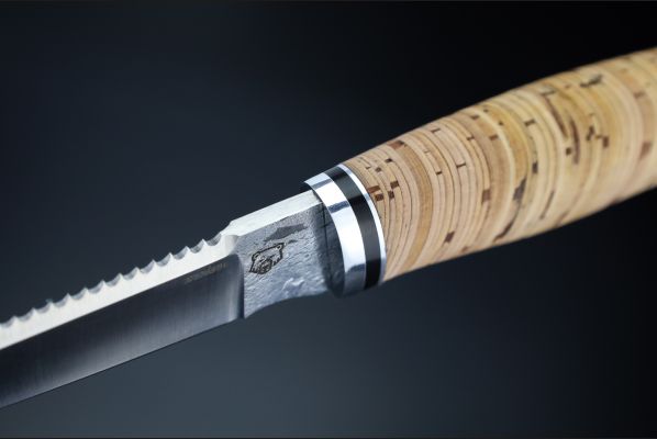 Нож Рыбак <span>(х12мф, береста, дюраль)</span>