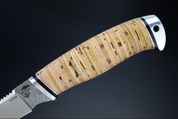 Нож Рыбак <span>(х12мф, береста, дюраль)</span>