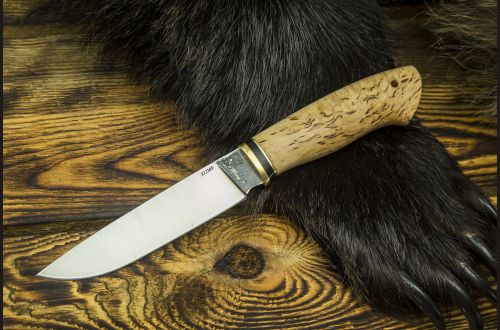 Нож Лиса <span>(х12мф, карельская берёза)</span>