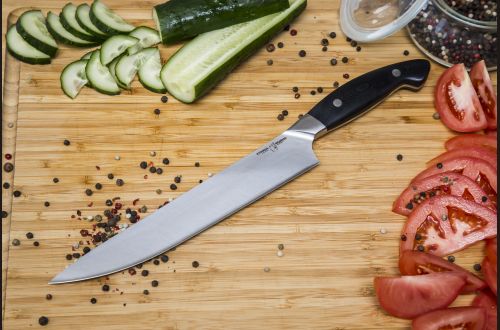 Нож Слайсер <span>(нержавеющий ламинат, цельнометаллический, g10)</span>