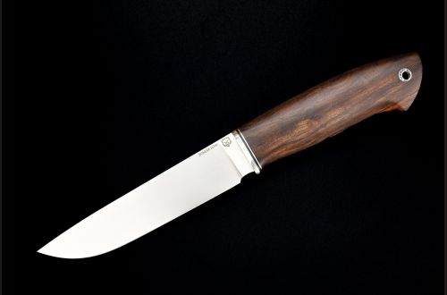 Нож Лиса <span>(M390, айронвуд, мозаичный пин)</span>