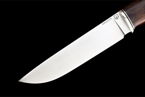 Нож Лиса <span>(M390, айронвуд, мозаичный пин)</span>