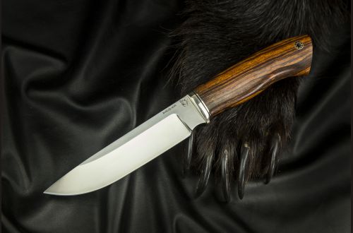 Нож Путник <span>(M390, айронвуд, мозаичный пин)</span>