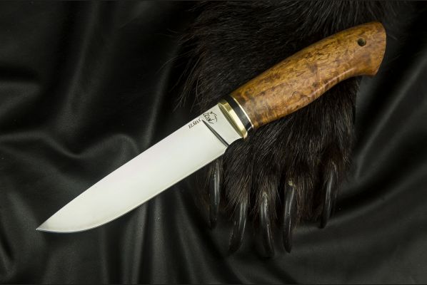 Нож Лиса <span>(Elmax, стабилизированная карельская берёза)</span>