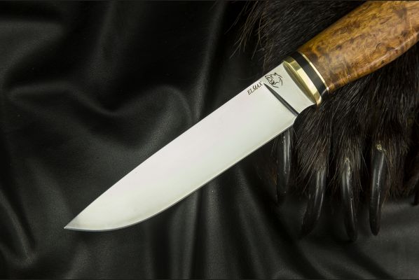 Нож Лиса <span>(Elmax, стабилизированная карельская берёза)</span>