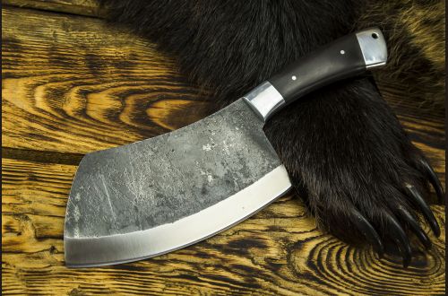 Тяпка № 1 <span>(х12мф, чёрный граб, цельнометаллическая)</span>