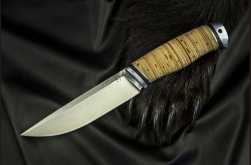 Нож Русский 2 <span>(х12мф, береста, дюраль)</span>