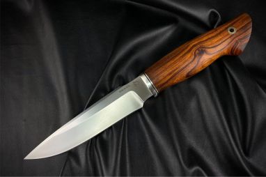 Нож Ворон <span><span>(M390, айронвуд, мозаичный пин под темляк)</span></span>