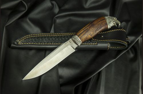 Нож Ворон <span>(CPM S125V, айронвуд, литьё мельхиор 2)</span>