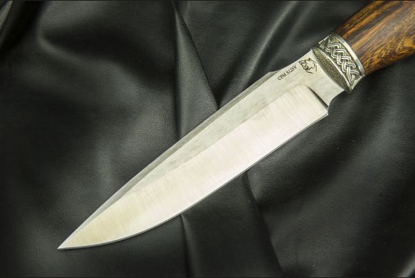 Нож Ворон <span>(CPM S125V, айронвуд, литьё мельхиор 2)</span>