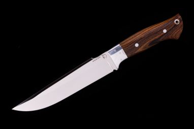 Нож Тайга <span><span>(М390, айронвуд, цельнометаллический, мозаичный пин под темляк)</span></span>