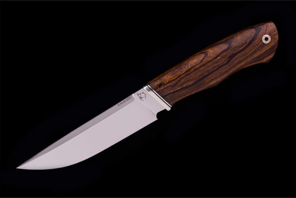 Нож Русский 2 <span>(M390, айронвуд, мозаичный пин под темляк)</span>