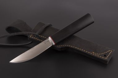 Нож Якутский малый №29 <span><span>(сталь х12мф, граб, дюраль с фиброй)</span></span>
