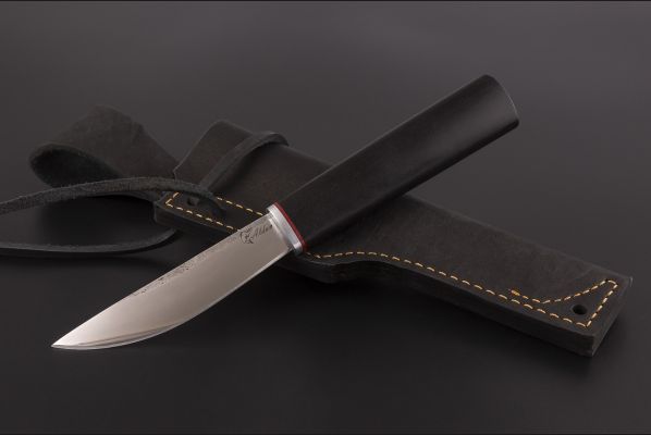 Нож Якутский малый №29 <span>(сталь х12мф, граб, дюраль с фиброй)</span>