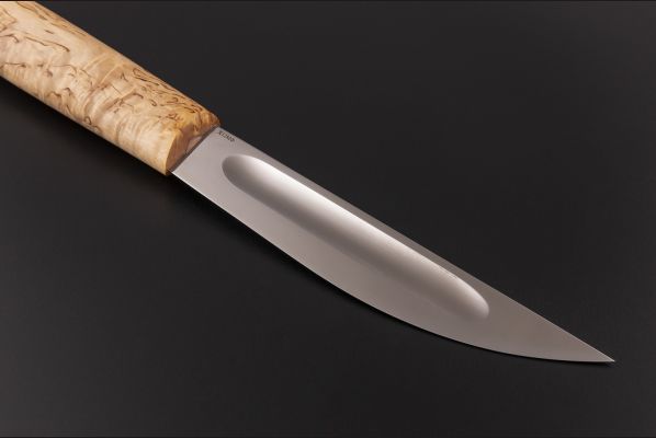 Нож Якутский большой №26 <span>(сталь х12мф, карельская береза)</span>