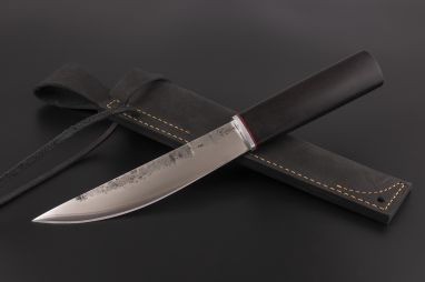 Нож Якутский большой №25 <span><span>(сталь х12мф, граб, дюраль со вставкой фибра)</span></span>