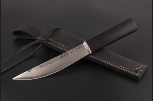 Нож Севера большой №25 <span>(сталь х12мф, граб, дюраль со вставкой фибра)</span>