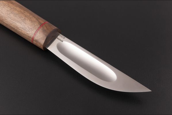 Нож якутский малый №1 <span>(95х18, орех, вставка фибра)</span>