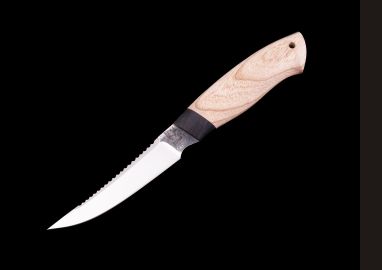 Нож Рыбак <span><span>(х12мф, чёрный граб, ясень)</span></span>